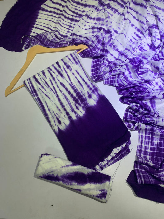 Luxury Printed Linen 3 Piece Dress – Modern Traditional Style