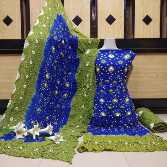 Classic Linen Chunri Suit 3 Piece – Elegant Cultural & Wedding Collection