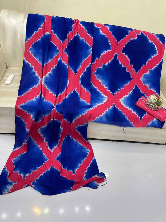 "Premium Multicolour Tie & Dye Dabba 3 Piece Suit"
