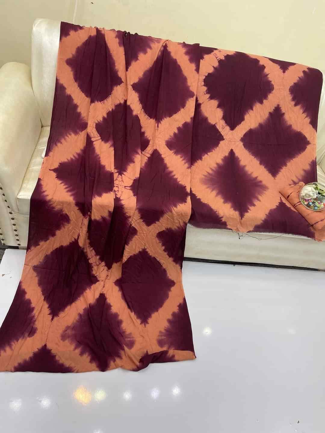 "Premium Multicolour Tie & Dye Dabba 3 Piece Suit"