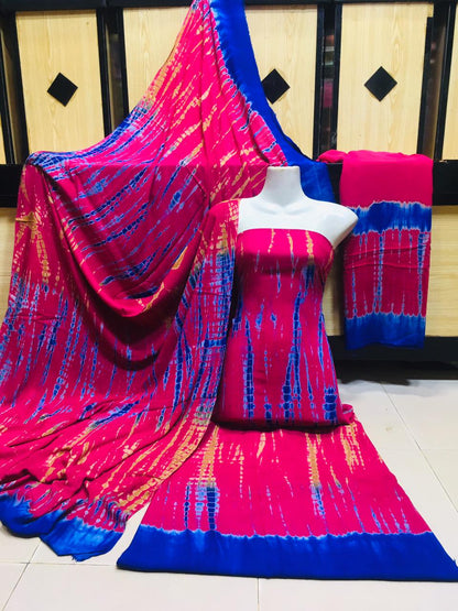 "Beautiful Handmade Multicolour 3 Piece Suit – Cultural Casual Wear"