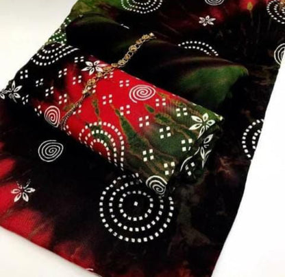 Handmade Multicolour Printed Suit – Vibrant & Stylish Wear