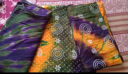 Trendy Multicolour Printed 3 Piece Suit – Festive Collection