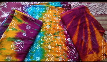 Trendy Multicolour Printed 3 Piece Suit – Festive Collection