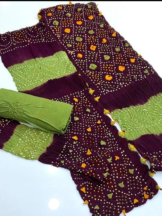 Women’s Chiffon Chunri Suit – Lightweight Festive Collection