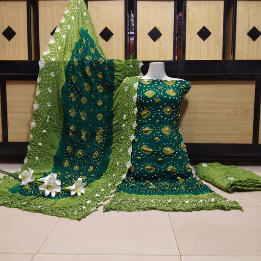 Linen Chunri Suit