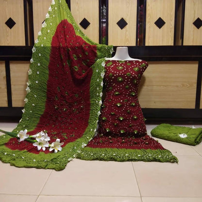 Linen Chunri Suit