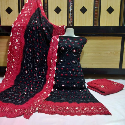 Black Chunri Suit