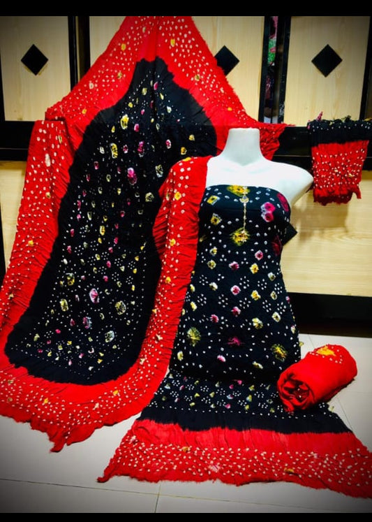 Black Chunri Suit